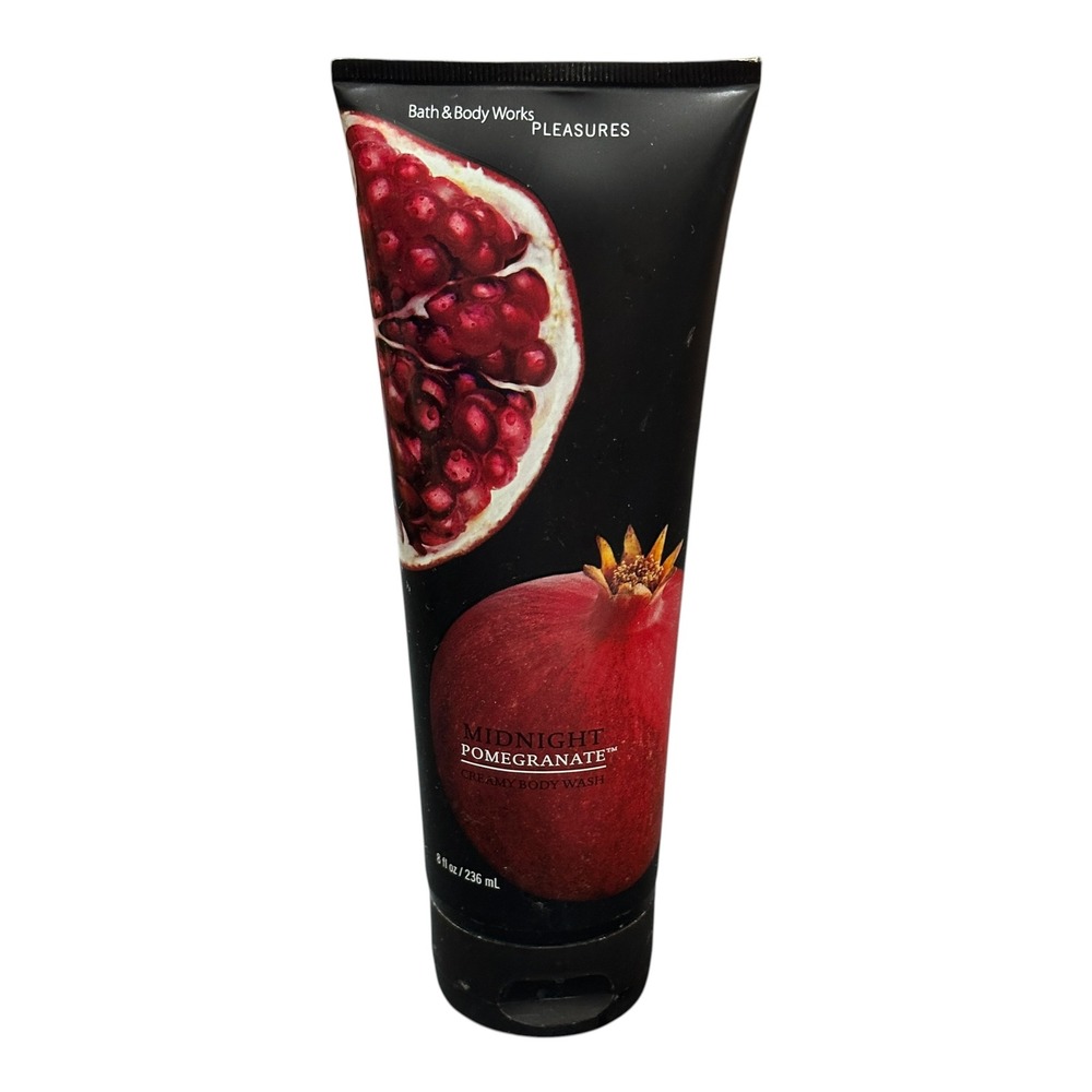 Bath & Body Works Midnight Pomegranate Pleasures Creamy Body Wash 8oz Retired
